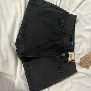 Black Denim Skort